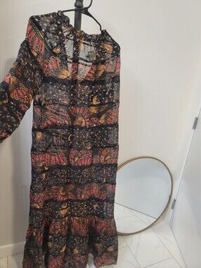 farm rio swinging palm linen dress Farm Rio Swinging Palm Linen Dress In Multi